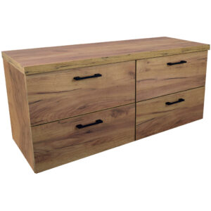 Comodo Koupelnová skříňka pod deskové umyvadlo Agria NEW GO 120-HD - zlatý dub/zlatý dub
