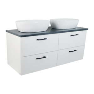 Comodo Koupelnová skříňka pod deskové umyvadlo Agria NEW W 120-HD - bílá/antracit