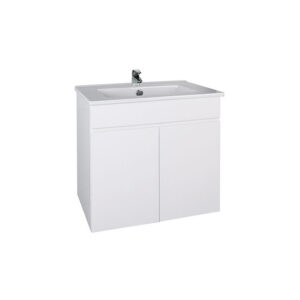Comodo Koupelnová skříňka s keramickým umyvadlem Slim W 60