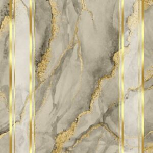 Conceptum Hypnose Koberec Marble Frame 180x280 cm béžový/zlatý