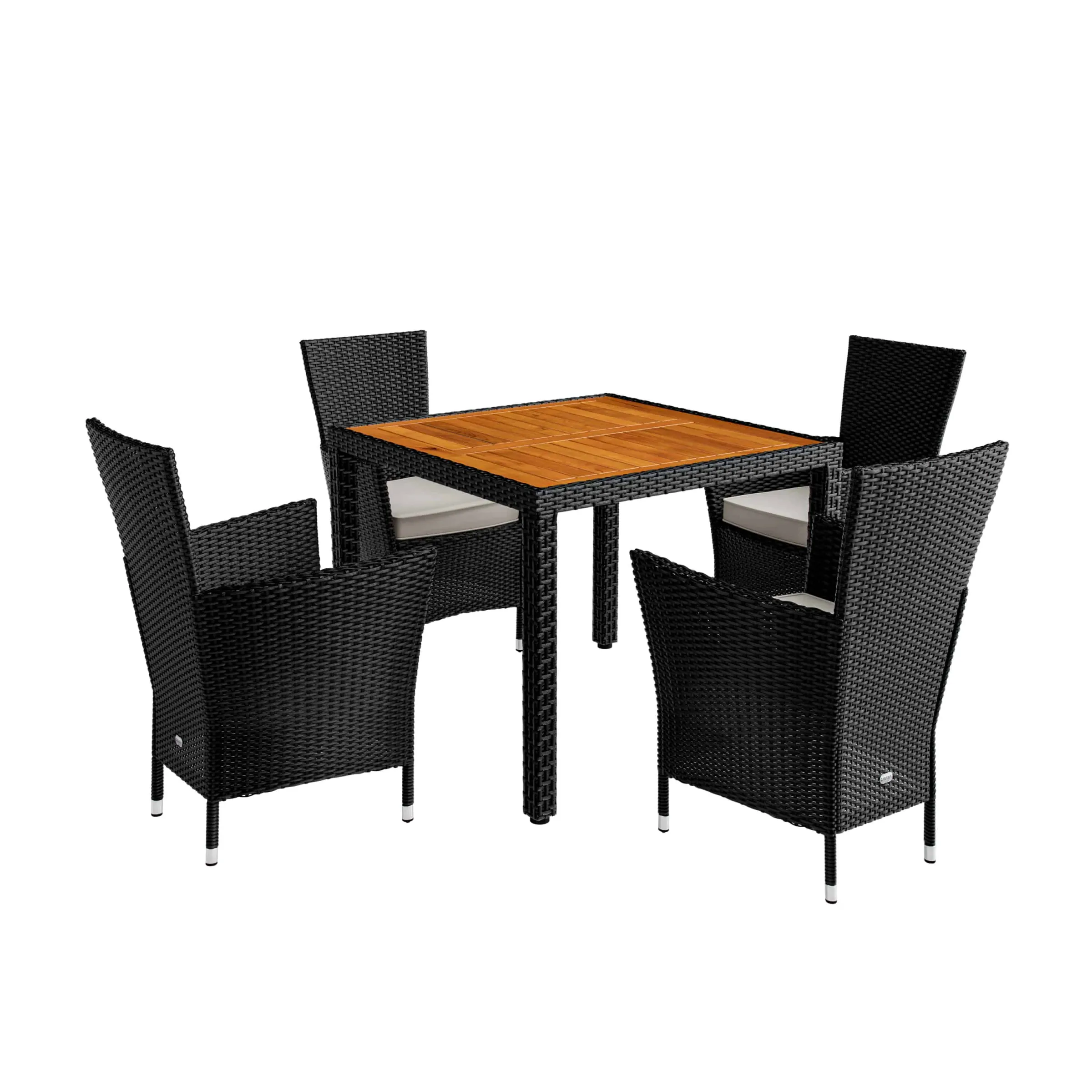 DB Garden Zahradní sestava Brandon pro 4 osoby černá