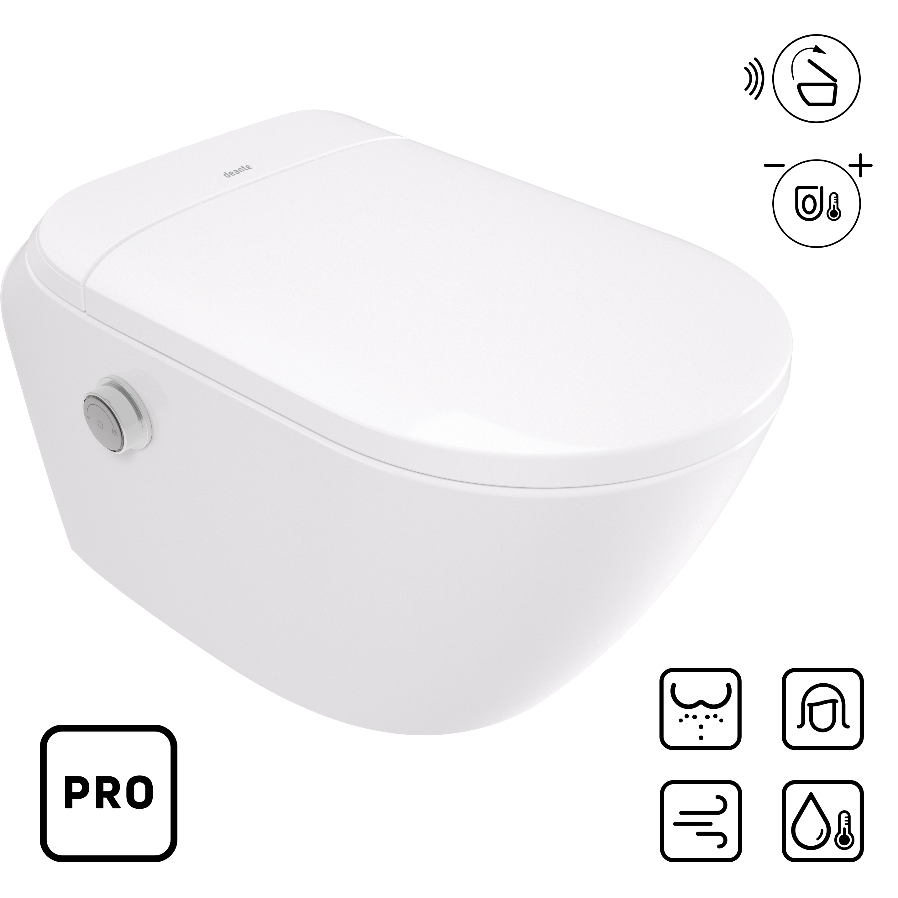 Deante Chytrá WC mísa Silia Smart PRO - CSID6ZPW