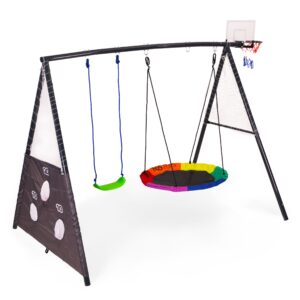 ECOTOYS Zahradní houpačka Boci vícebarevná