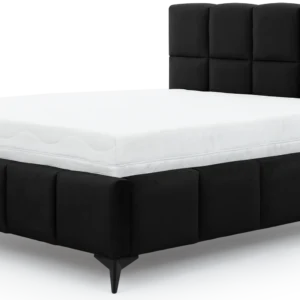 Eltap Dvoulůžková postel MIST 180x200 Velvetmat 10 černá