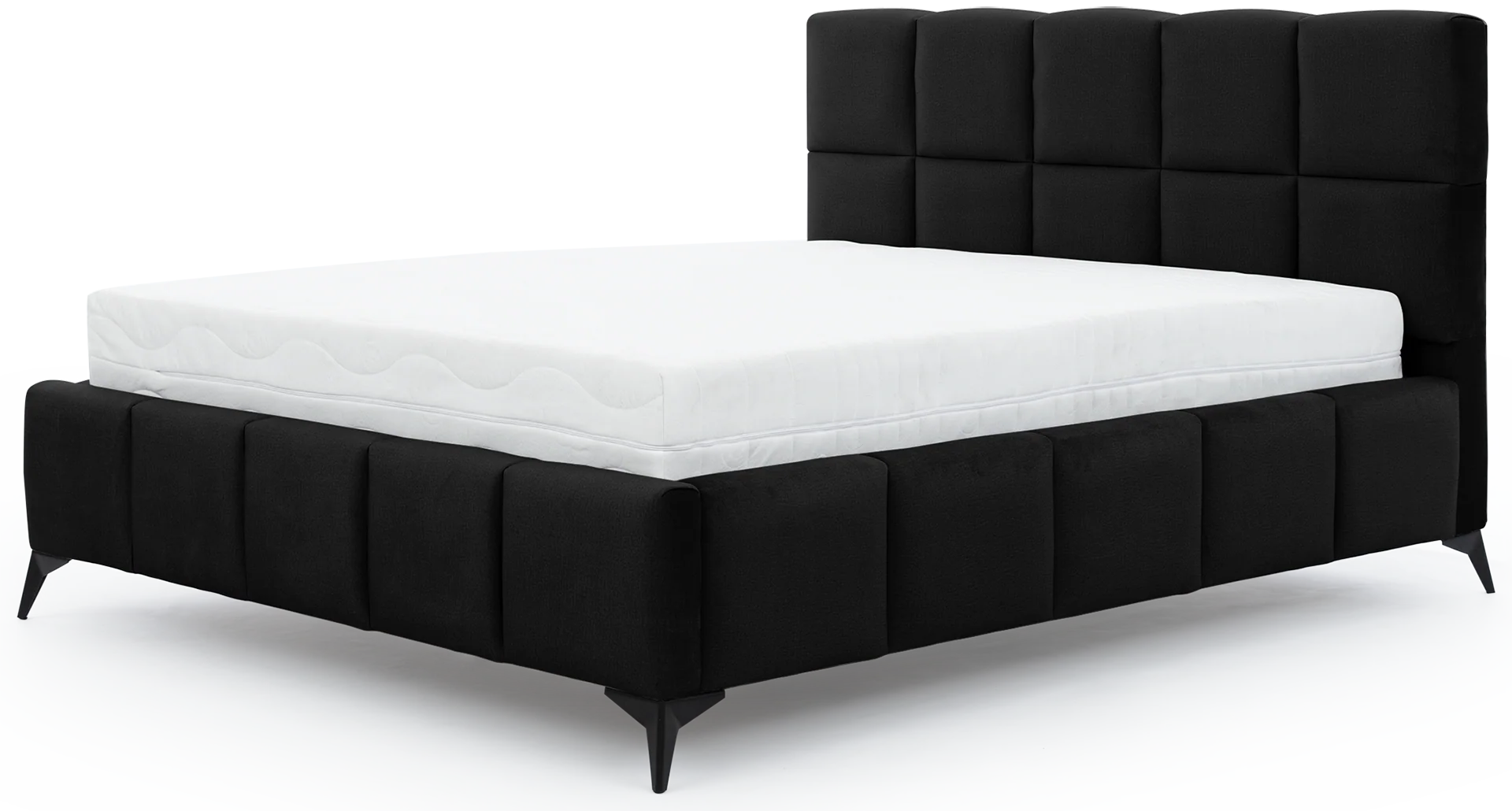 Eltap Dvoulůžková postel MIST 180x200 Velvetmat 100 modrá - Obrázek 2