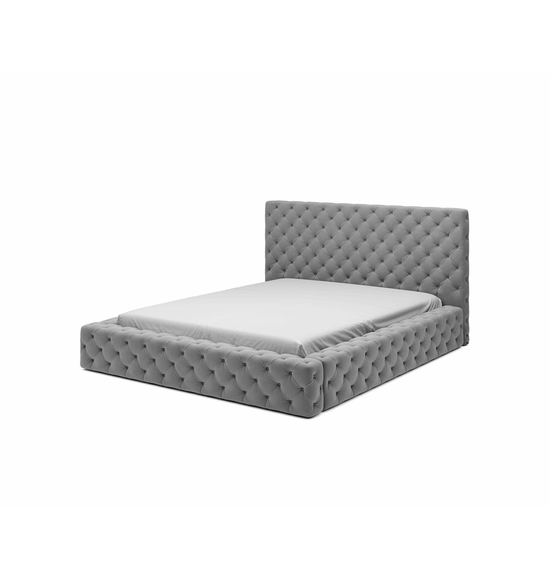 Eltap Dvoulůžková postel PRINCCE 140x200 Sola 04 světle šedá - Obrázek 2