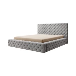 Eltap Dvoulůžková postel PRINCCE 140x200 Sola 04 světle šedá