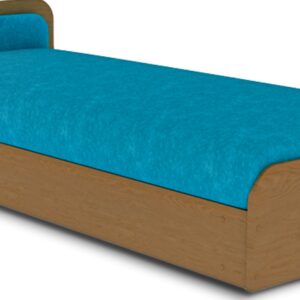Eltap Jednolůžková postel PARYS 80x190 Alova 29 modrá/hnědá levá