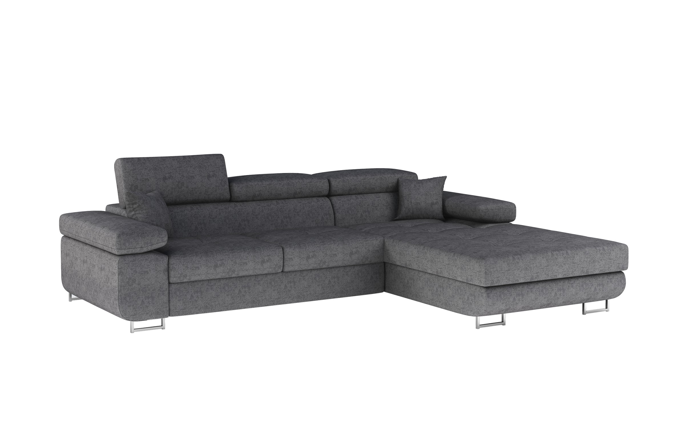 Eltap Rohová rozkládací sedací souprava ARMANDO 289 cm Gusto 88 šedá pravá - Obrázek 2