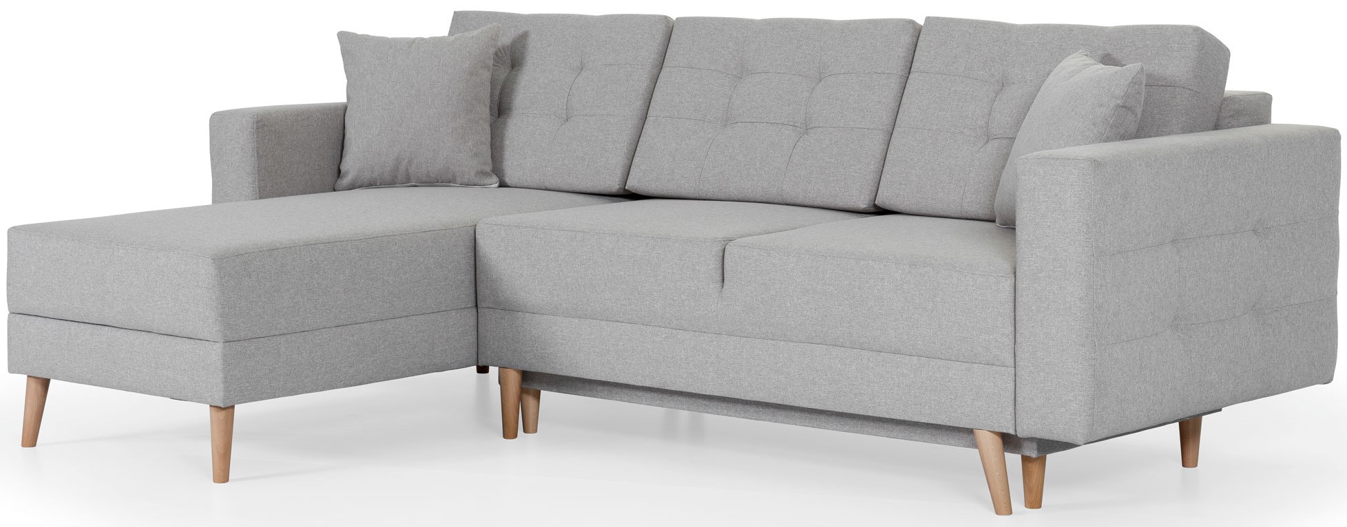 Eltap Rohová rozkládací sedací souprava ASGARD L 248 cm Cover 83 šedá univerzální - Obrázek 2