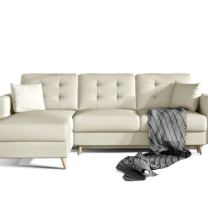 Eltap Rohová rozkládací sedací souprava ASGARD L 248 cm Soft 33 béžová univerzální