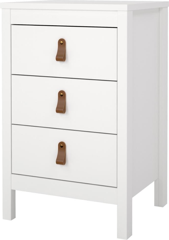 FALCO Noční stolek Realty 44 cm bílý