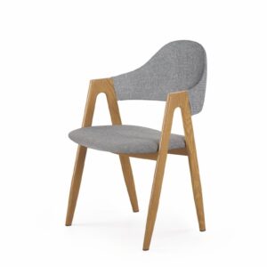 HALMAR Designová židle Lona šedá