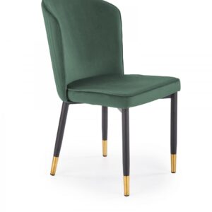 HALMAR Designová židle Tiera tmavě zelená