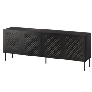 HALMAR Komoda Siena 200 cm černá