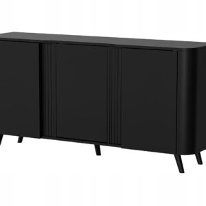 HALMAR Komoda Volare 3D 151 cm matná černá