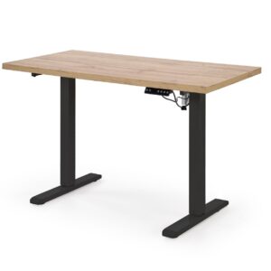 HALMAR Výškově nastavitelný stůl B54 120 cm dub artisan/černý