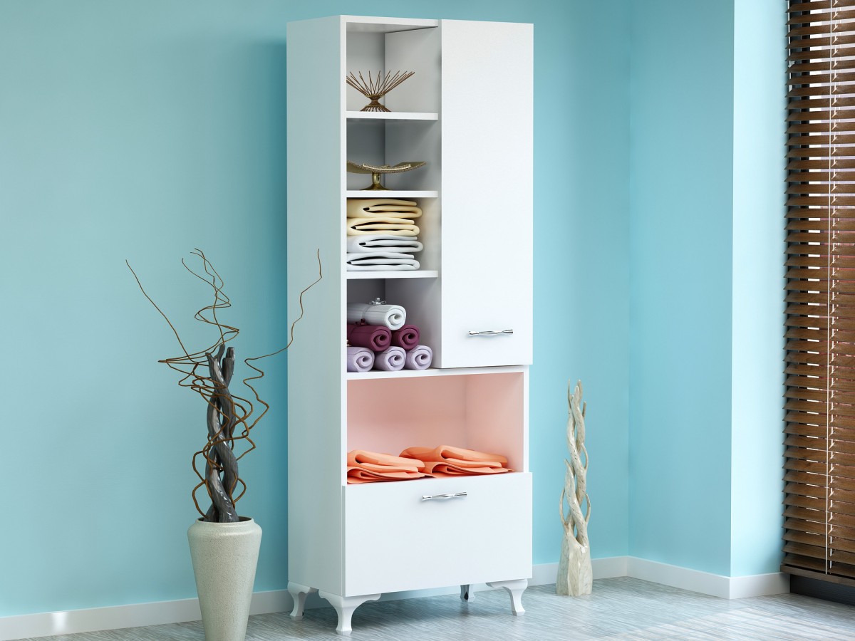 Hanah Home Komoda Sezen 60 cm bílá - Obrázek 2
