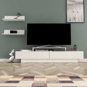 Hanah Home Obývací stěna Lusi bílá