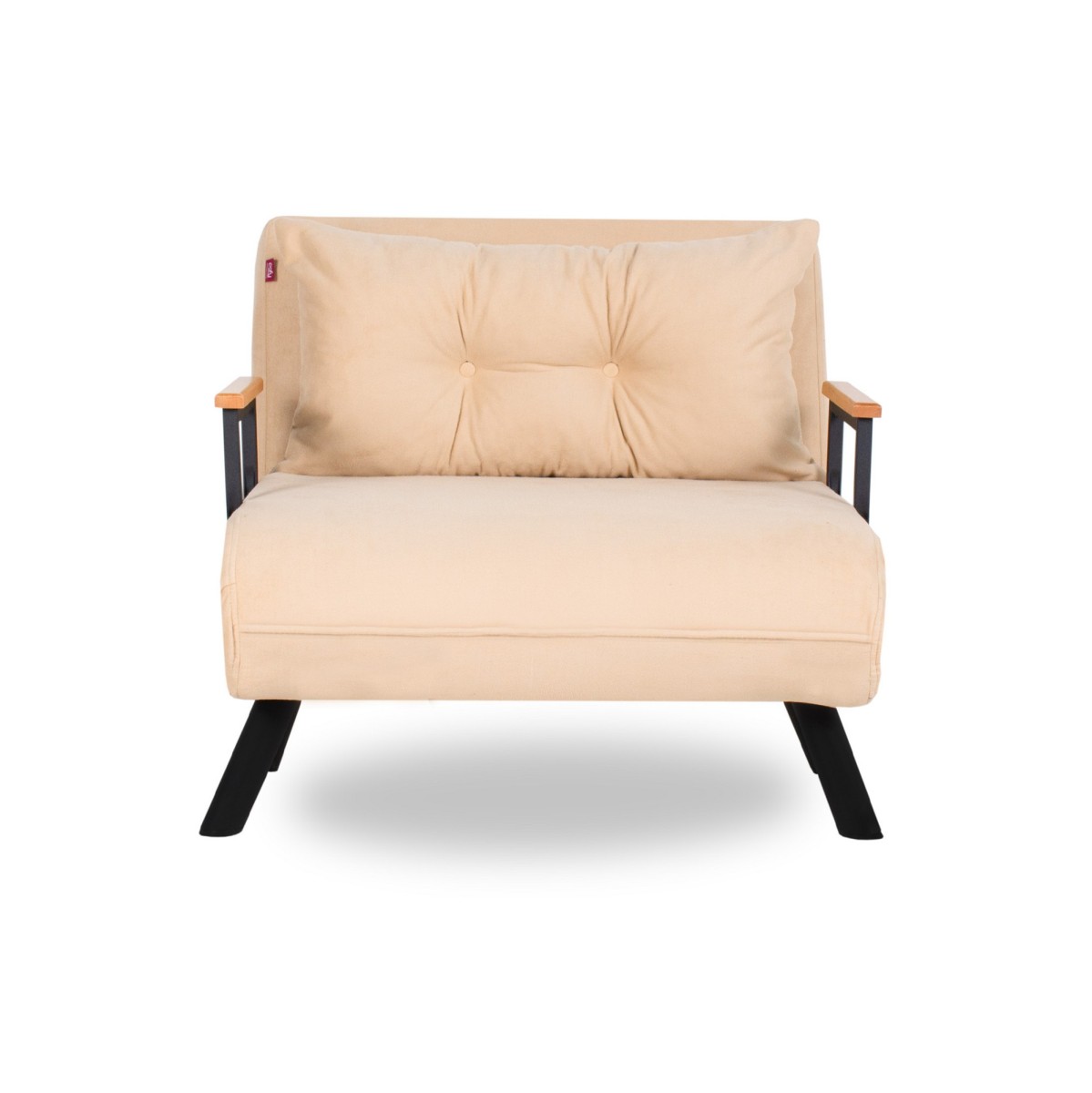 Hanah Home Rozkládací křeslo Sando 60 cm krémové