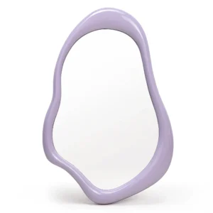 Hector Nástěnné zrcadlo Maluma 60 cm fialové