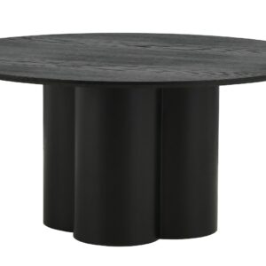 HowHomely Konferenční stolek Tiga 100 cm černý