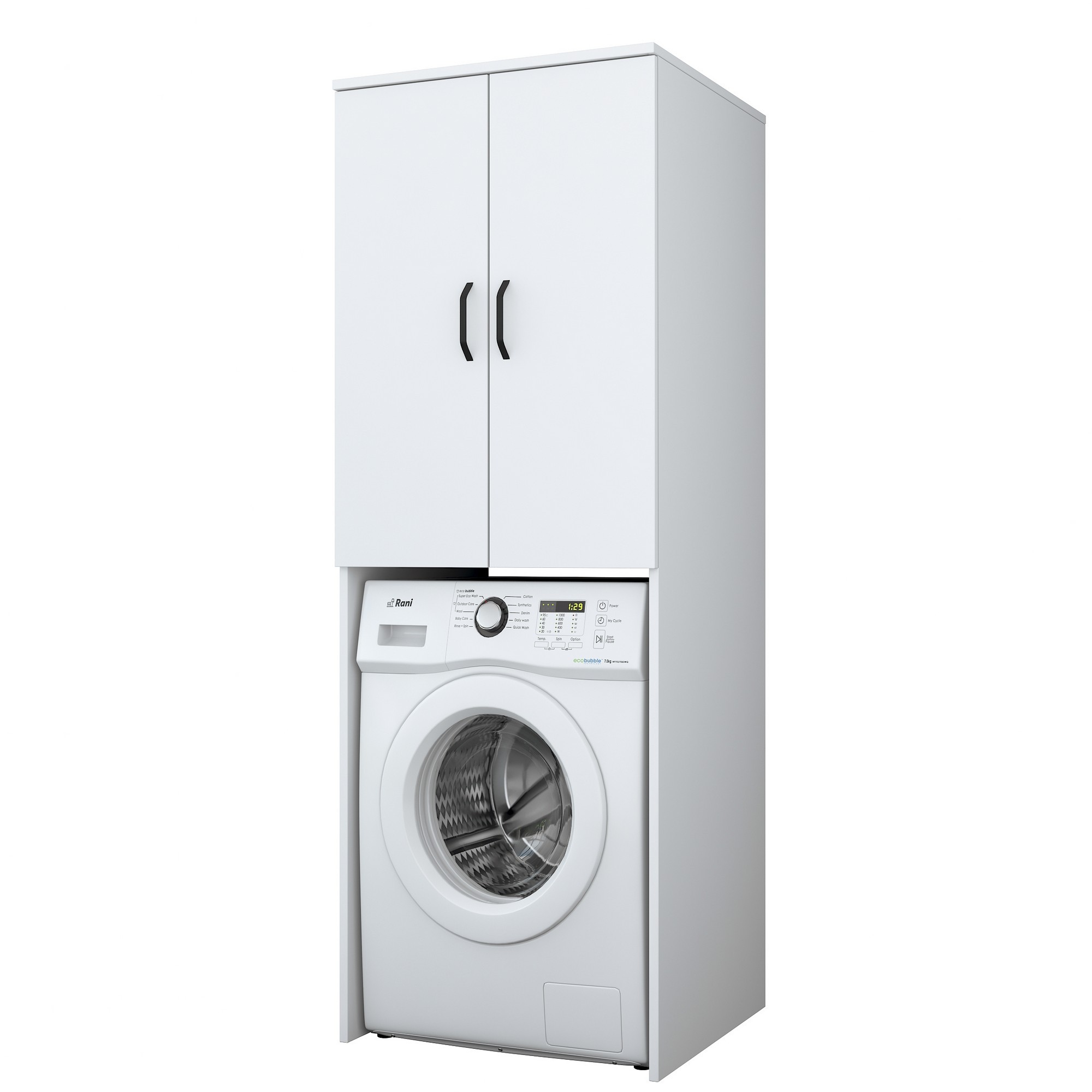 Kalune Design Koupelnová skříňka nad pračku KD110 bílá