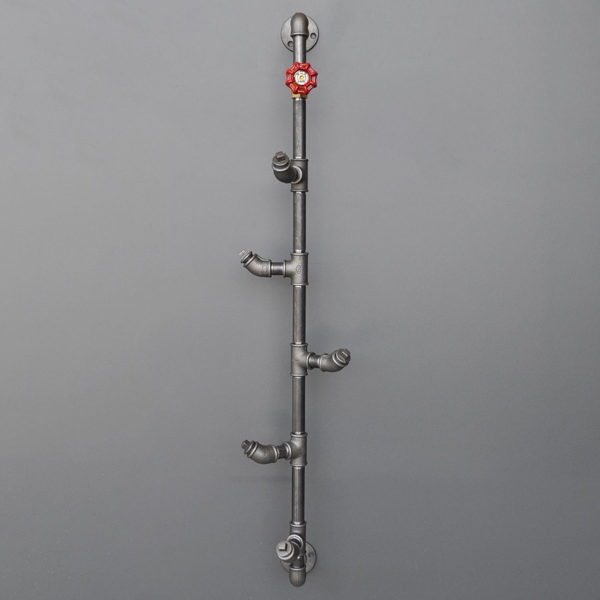 Kalune Design Nástěnný věšák BORURAF 100 cm černý/zlatý - Obrázek 2