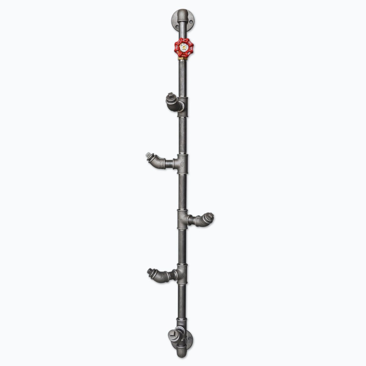 Kalune Design Nástěnný věšák BORURAF 100 cm černý/zlatý