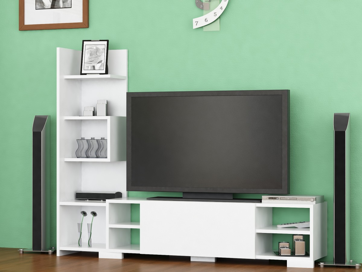 Kalune Design Obývací stěna PERA 120 cm bílá