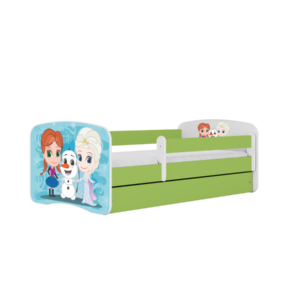 Kocot kids Dětská postel Babydreams Sněhové princezny zelená