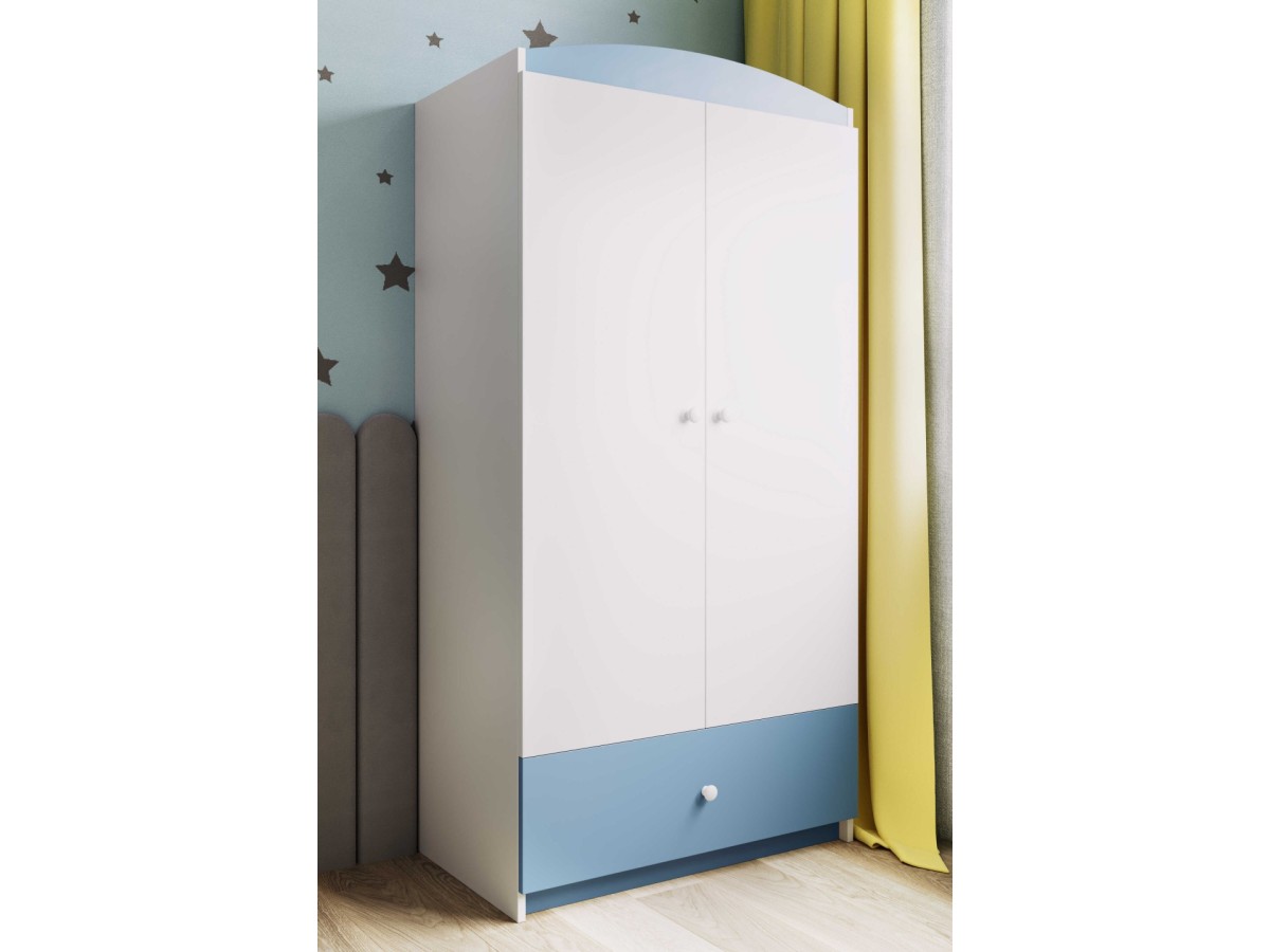Kocot kids Dětská skříň Babydreams 90 cm modrá