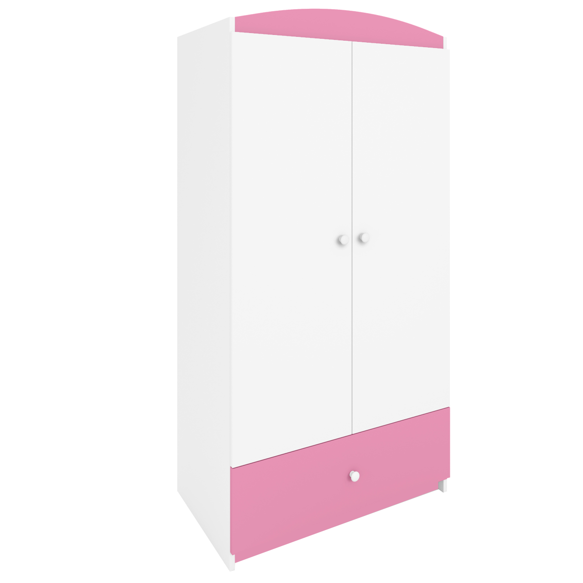 Kocot kids Dětská skříň Babydreams 90 cm růžová - Obrázek 2