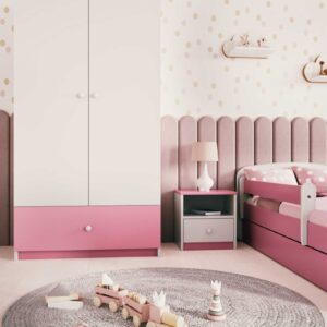 Kocot kids Dětská skříň Babydreams 90 cm růžová