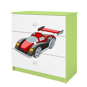 Kocot kids Komoda Babydreams 80 cm auto zelená