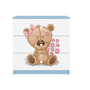 Kocot kids Komoda Babydreams 80 cm méďa modrá