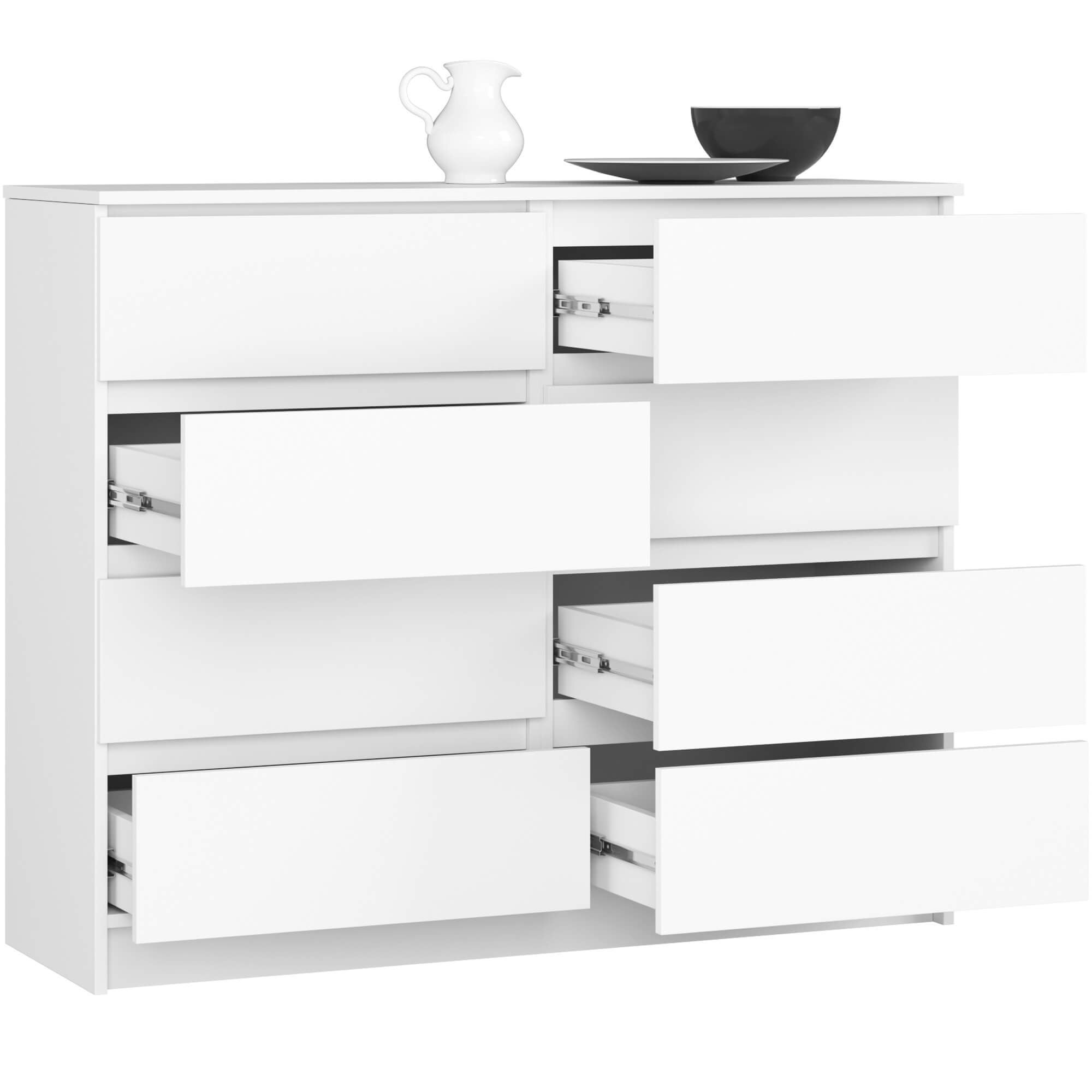 Komoda Houseland Clarity 02 matná bílá - Obrázek 2