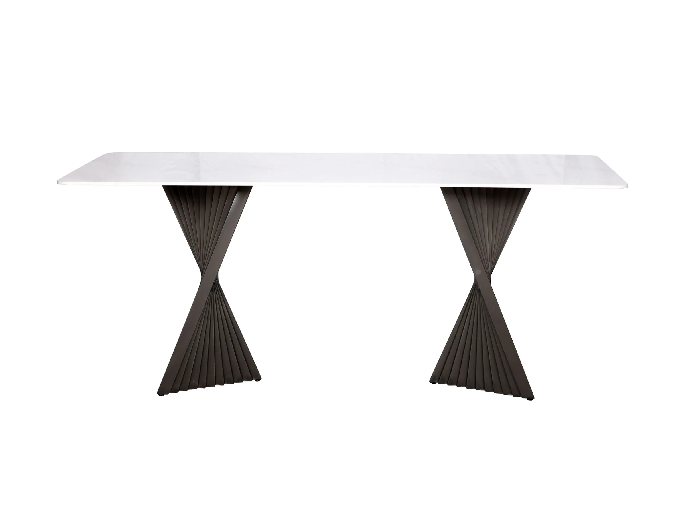 LivinHill Jídelní stůl Modig M17 180 cm grafit/mramor - Obrázek 2