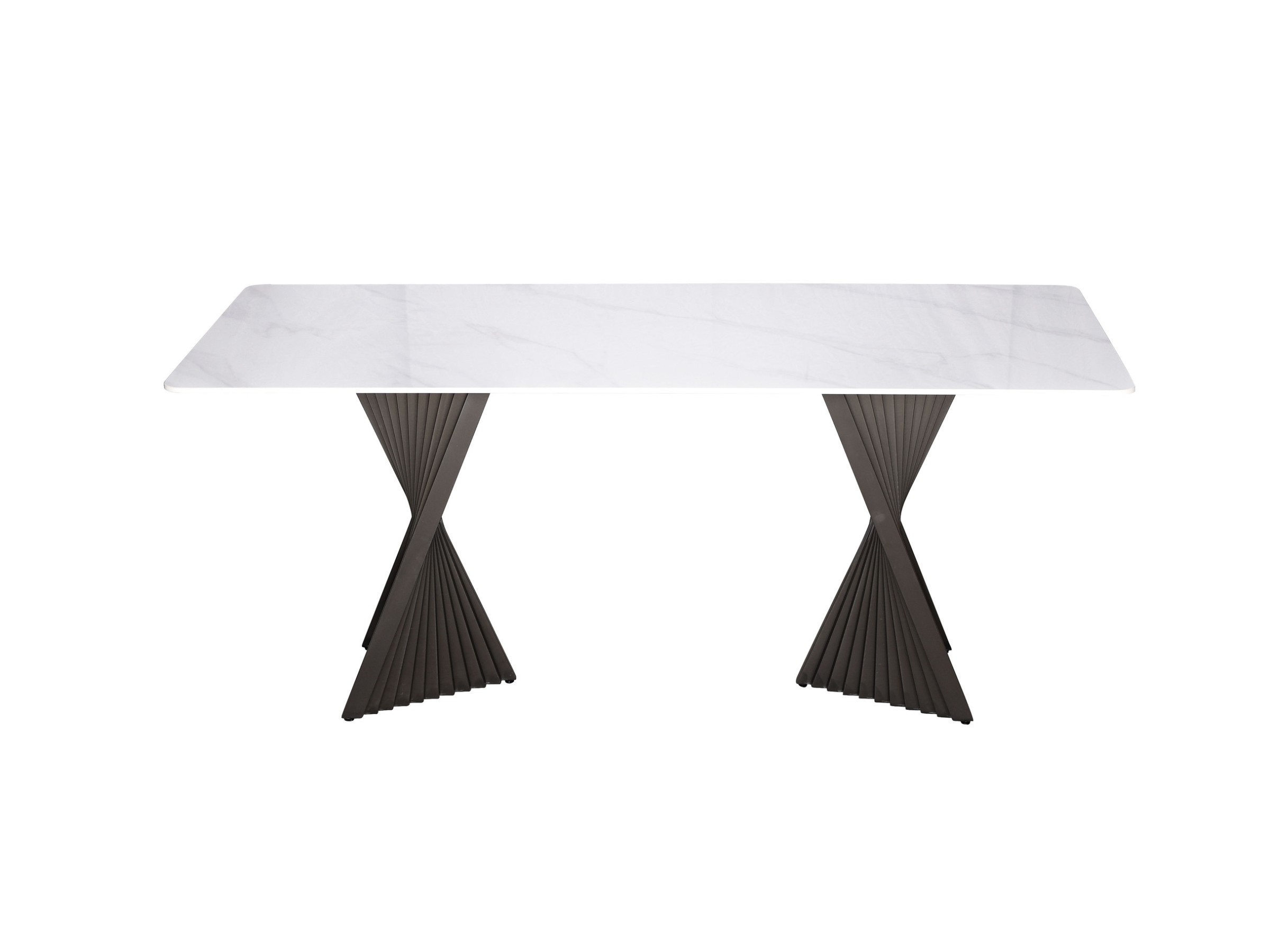 LivinHill Jídelní stůl Modig M17 180 cm grafit/mramor