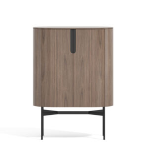 LivinHill Komoda Silario 95 cm ořech/mramor