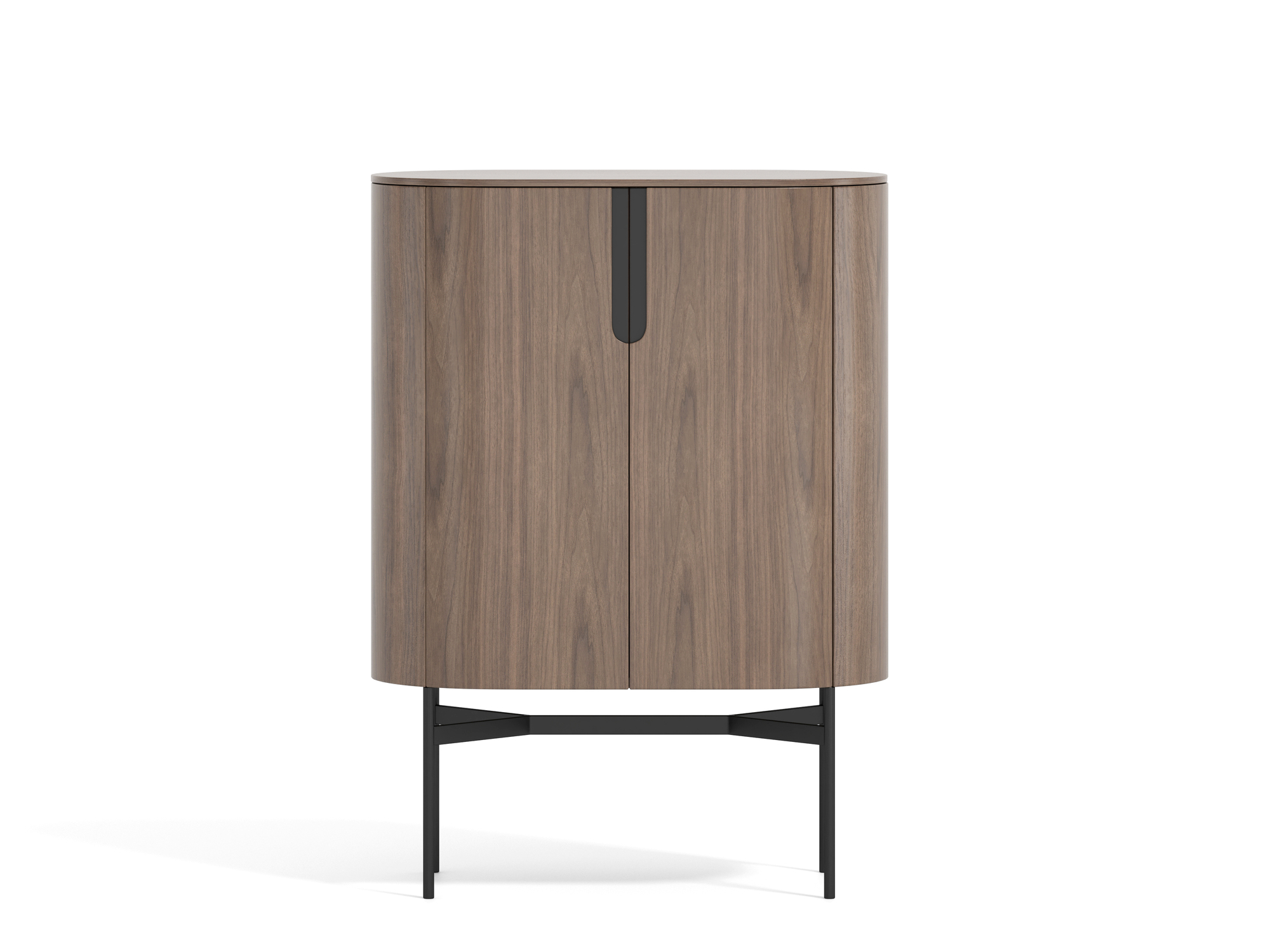LivinHill Komoda Silario 95 cm ořech/mramor