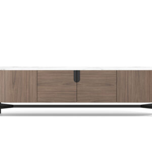 LivinHill TV stolek Silario 220 cm ořech/mramor