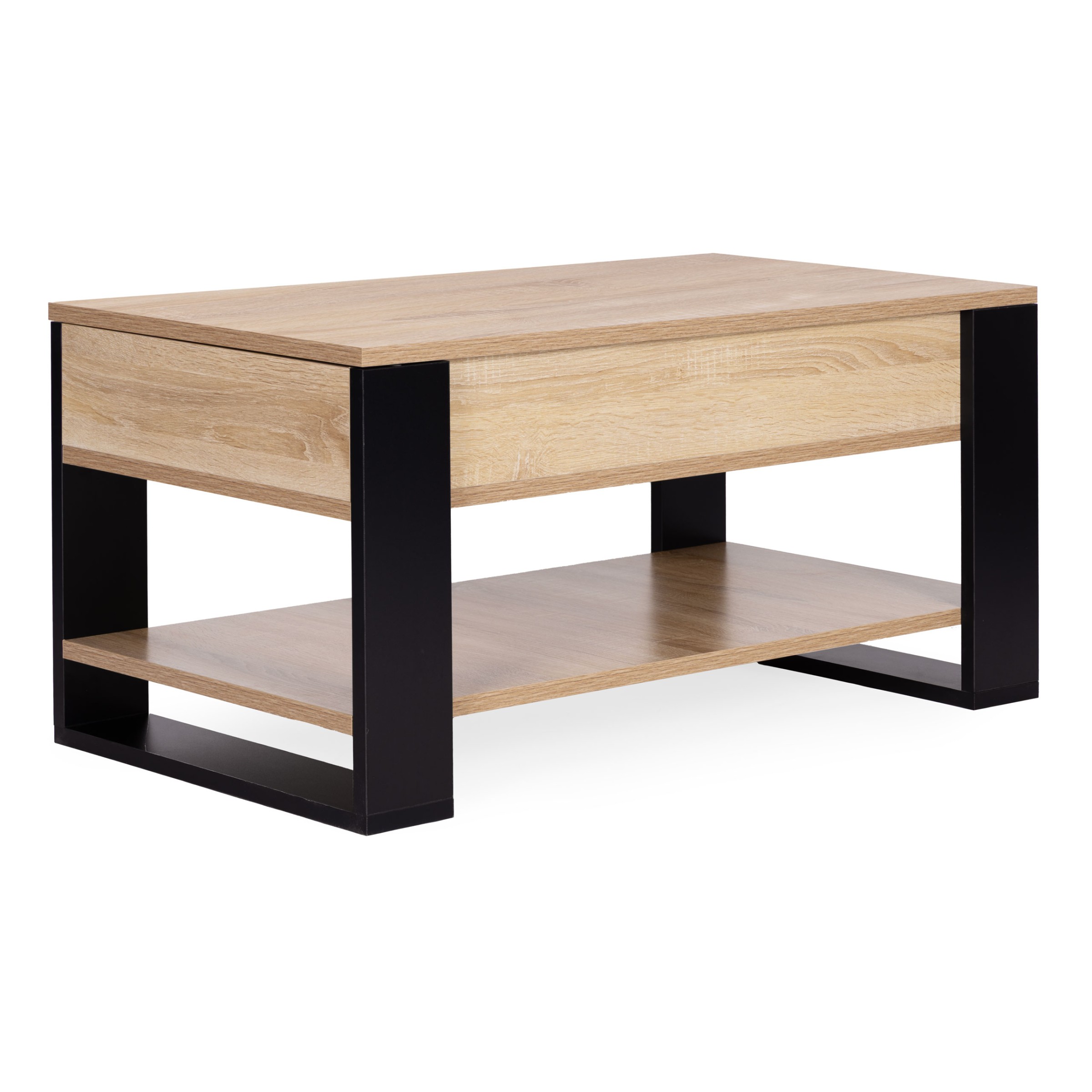 MODERNHOME Konferenční stolek s výsuvnou deskou Marjo 90 cm dub Sonoma