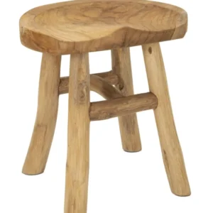 Mauro Ferretti Stolička Teak 42 cm z masivu hnědá