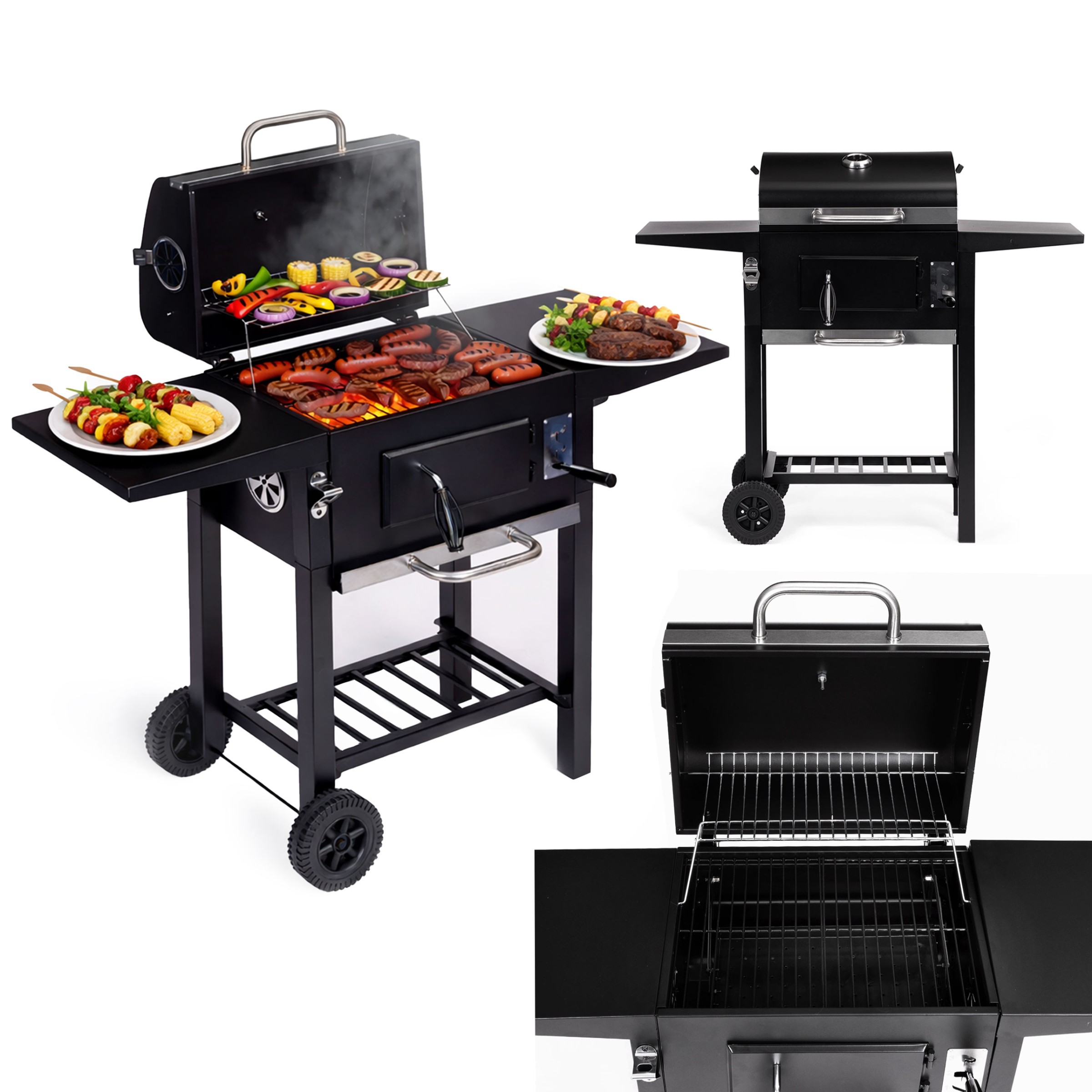 MultiGarden Zahradní gril Nibbler černý - Obrázek 2