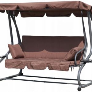 MultiGarden Zahradní houpačka GoodHome hnědá
