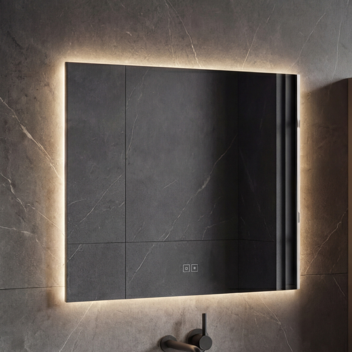Nimco LED zrcadlo s podsvícením 1200x700 se dvěma dotykovými senzory - ZP 53006VX