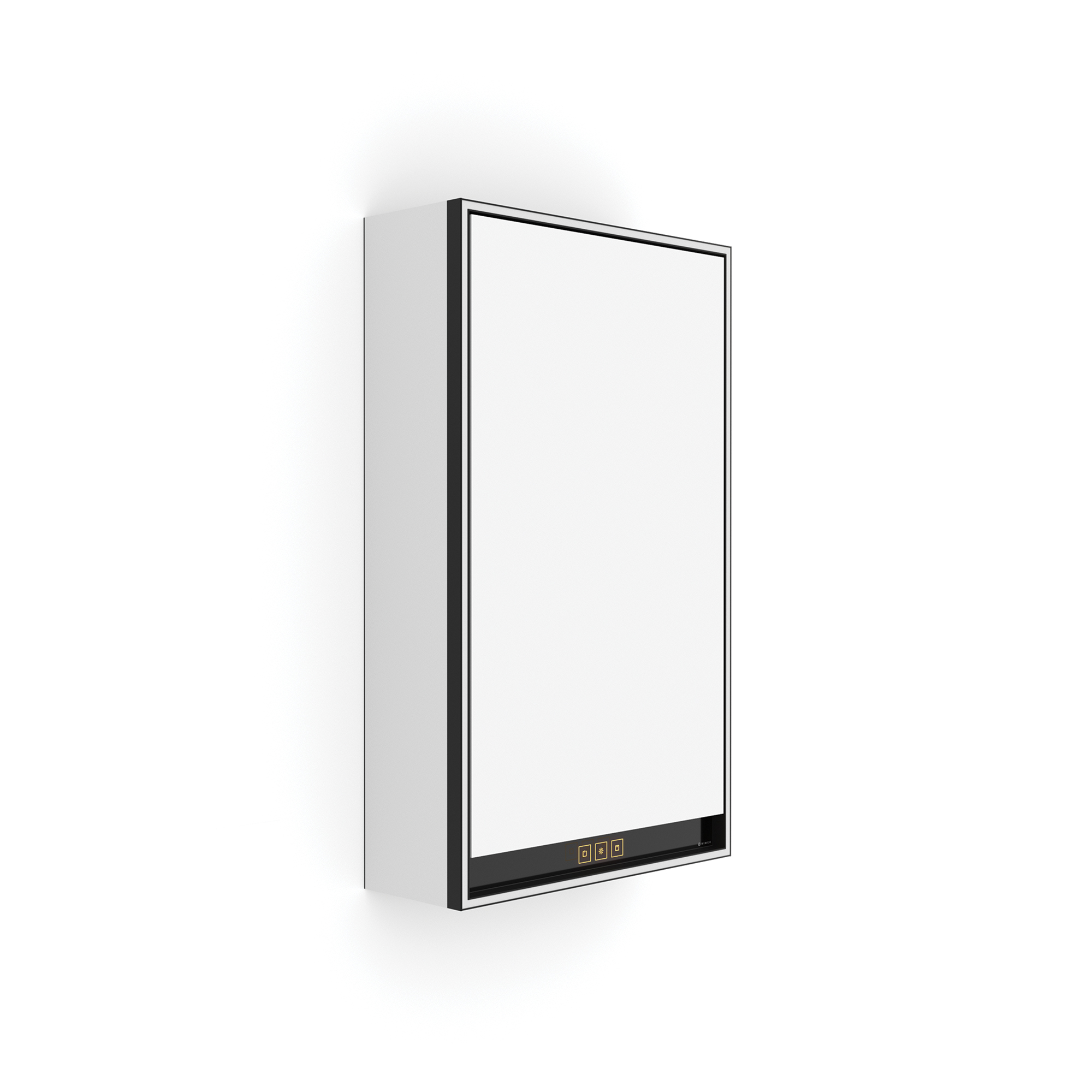 Nimco Zrcadlová skříňka s LED osvětlením po obvodu 40 cm pravá - GAC 10000P-VX-90