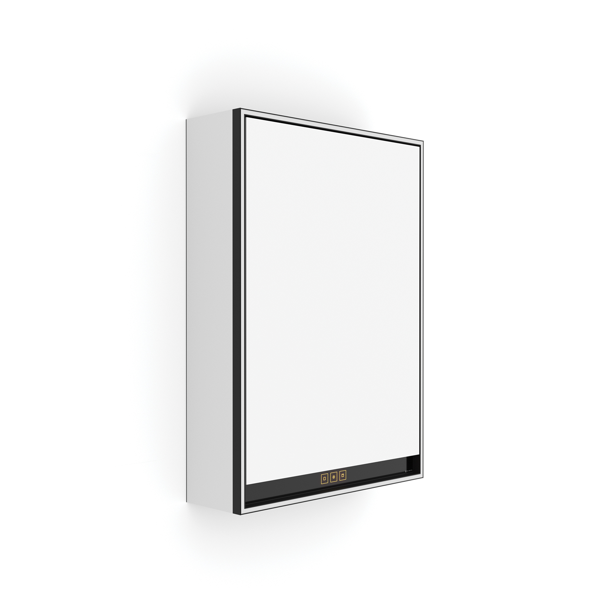 Nimco Zrcadlová skříňka s LED osvětlením po obvodu 50 cm levá - GAC 10001L-VX-90