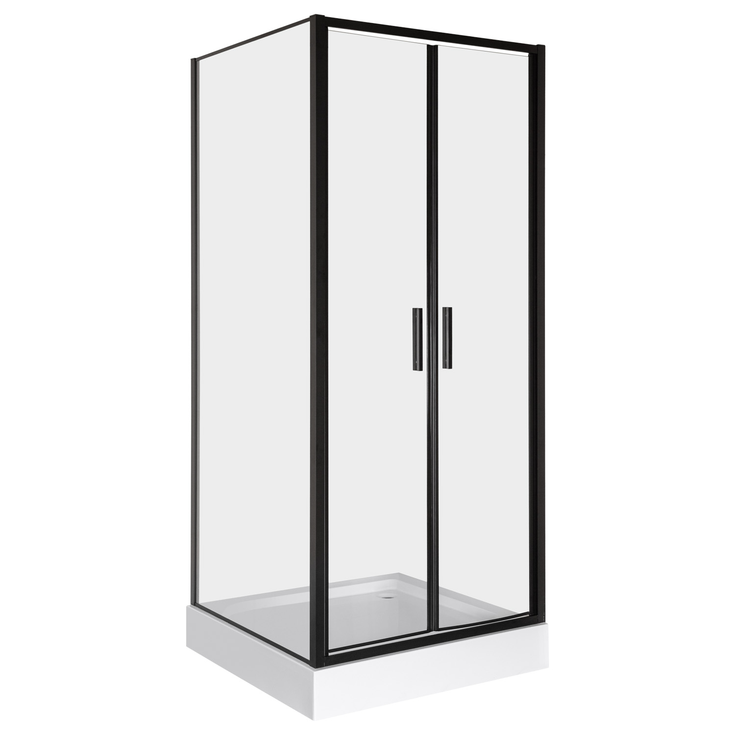 černá/transparent - bez vaničky